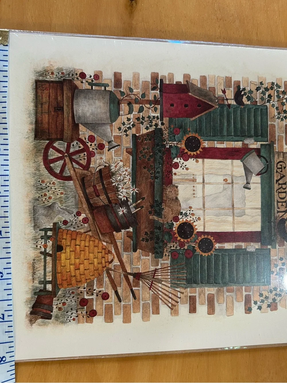 Debbie Mumm Garden Window Wall Art Print